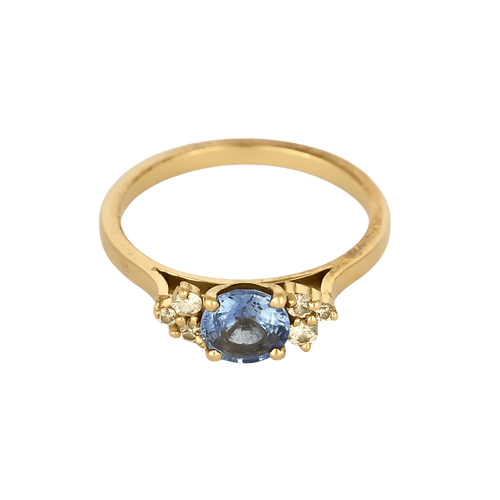 Bague 53 GEMMYO - Baby Everbloom - Bague en or jaune et saphir 58 Facettes DV34199-1