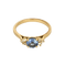 Bague 53 GEMMYO - Baby Everbloom - Bague en or jaune et saphir 58 Facettes DV34199-1