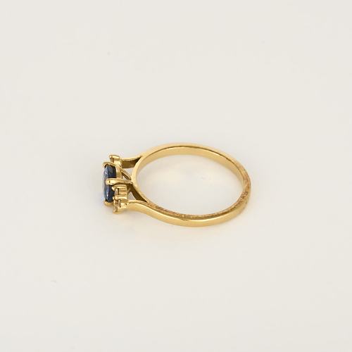 Bague 53 GEMMYO - Baby Everbloom - Bague en or jaune et saphir 58 Facettes DV34199-1