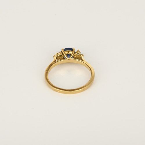 Bague 53 GEMMYO - Baby Everbloom - Bague en or jaune et saphir 58 Facettes DV34199-1