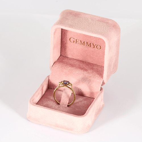 Bague 53 GEMMYO - Baby Everbloom - Bague en or jaune et saphir 58 Facettes DV34199-1
