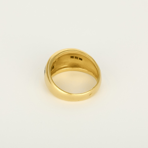 Bague 54 Bague Korloff en or jaune, émaux et diamants 58 Facettes DV34751-2