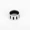 Bague 49 CHAUMET - Class one - Bague en or blanc et diamant, caoutchouc 58 Facettes DV35112-2