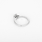 CARTIER - 1895 - Bague solitaire, platine et diamant 0.40 ct