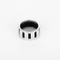 Bague 49 CHAUMET - Class one - Bague en or blanc et diamant, caoutchouc 58 Facettes DV35112-2