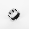 Bague 49 CHAUMET - Class one - Bague en or blanc et diamant, caoutchouc 58 Facettes DV35112-2