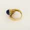 Bague 53 Attribué à Boucheron- Bague  Toi et moi en or jaune, lapis lazuli et corail rose 58 Facettes DV23308-2