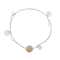 HERMES - Ex-Libris - Bracelet en argent et or rose