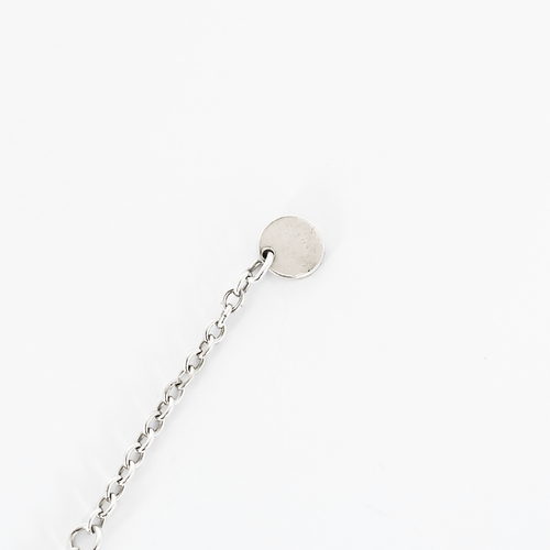 HERMES - Ex-Libris - Bracelet en argent et or rose
