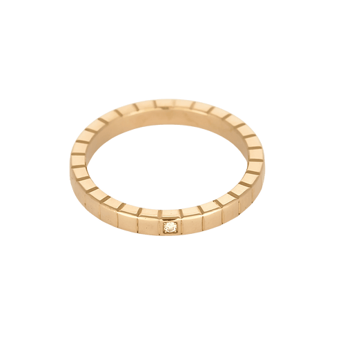Bague 54 Chopard - Ice Cube - Alliance en or rose et diamant 58 Facettes DV35046-1