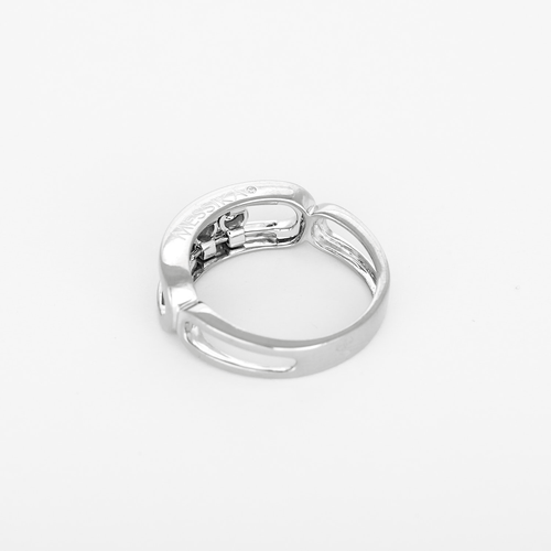 Bague 53 Messika -  Move - Grand Modèle - Bague en or gris et diamants 58 Facettes DV35115-1