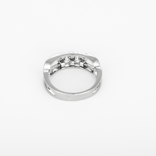 Bague 53 Messika -  Move - Grand Modèle - Bague en or gris et diamants 58 Facettes DV35115-1