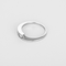 Bague 52 Bague en or blanc et diamants : 0,15 carat 58 Facettes DV34850-1