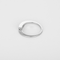 Bague 52 Bague en or blanc et diamants : 0,15 carat 58 Facettes DV34850-1