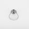 Bague 56 Bague en or gris, saphirs 1.50 carat et diamants 58 Facettes DV35122-1