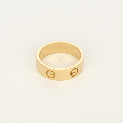 Bague 53 CARTIER - LOVE - Classique - Anneau en or jaune 58 Facettes DV35038-1