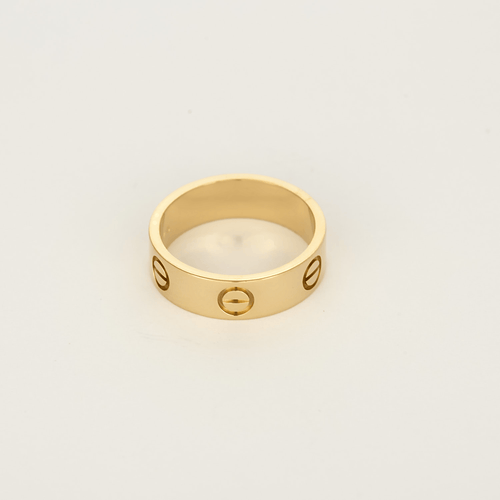 Bague 53 CARTIER - LOVE - Classique - Anneau en or jaune 58 Facettes DV35038-1