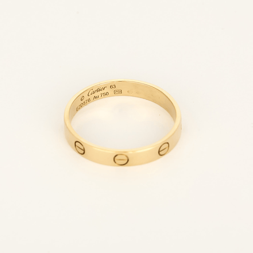 Bague 63 Cartier Bague Love en Or jaune 18k 58 Facettes DV32246-1