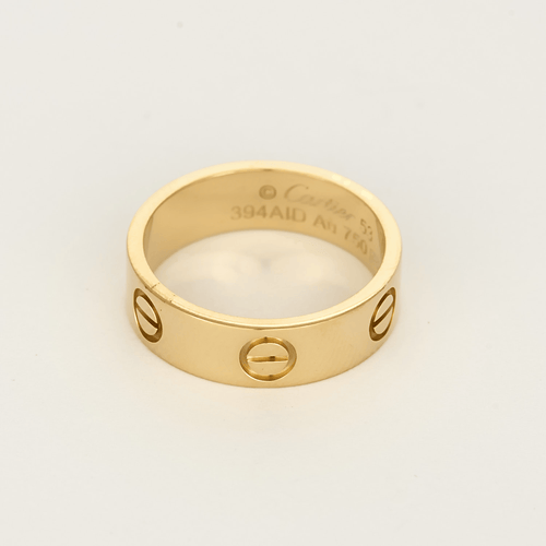 Bague 53 CARTIER - LOVE - Classique - Anneau en or jaune 58 Facettes DV35038-1