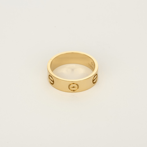 Bague 53 CARTIER - LOVE - Classique - Anneau en or jaune 58 Facettes DV35038-1