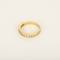 Bague 58 Demie alliance en or jaune 18K 58 Facettes DV35068-2