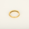 Bague 58 Demie alliance en or jaune 18K 58 Facettes DV35068-2