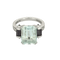 Bague 55 Mauboussin - Couleur Baiser - Bague en or blanc, topaze, cordièrites et diamants 58 Facettes DV0502-6