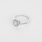 Bague 53 Bague en or blanc et diamants, serti illusion 58 Facettes DV34284-2