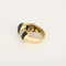 Bague 55 Bague en Or jaune 18k (750 millièmes) et Saphir, diamants 58 Facettes DV31672-25