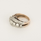 Bague 56 Bague en Or jaune 18k (750 millièmes) et Platine et Diamants 58 Facettes DV31672-23
