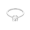 MAUBOUSSIN - Bague solitaire en or gris et diamant 1 carat environ