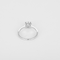MAUBOUSSIN - Bague solitaire en or gris et diamant 1 carat environ