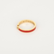 CHAUMET - Lien évidence, laque rouge - Bague en or jaune et diamant