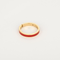 CHAUMET - Lien évidence, laque rouge - Bague en or jaune et diamant