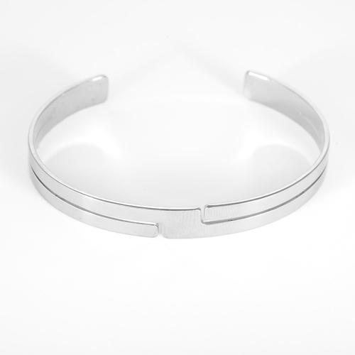 Dinh Van - Seventies -PM - Bracelet en Or blanc 18k (750 millièmes)