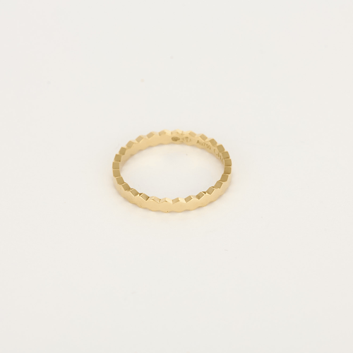 Bague 51 Chaumet - modèle Bee My Love- Alliance en or jaune 58 Facettes DV33525-1