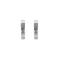 Boucles d'oreilles CARTIER- LOVE - Créole en or gris. PM 58 Facettes DV35629-1