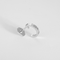 Boucles d'oreilles CARTIER- LOVE - Créole en or gris. PM 58 Facettes DV35629-1