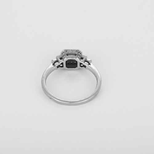 Bague 54 MAUBOUSSIN - UN AUTOMNE 1930 n°2 - Bague en or gris et diamants 58 Facettes DV34738-1