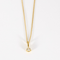 Collier Collier en or jaune et pendentif diamant 0.10 carat environ 58 Facettes DV0988-19