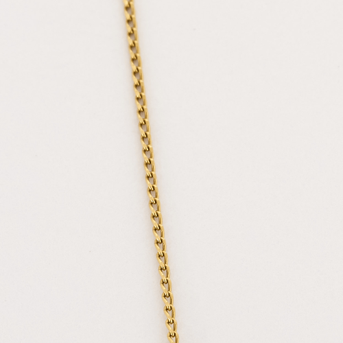 Collier Collier en or jaune et pendentif diamant 0.10 carat environ 58 Facettes DV0988-19