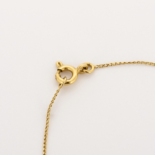 Collier Collier en or jaune et pendentif diamant 0.10 carat environ 58 Facettes DV0988-19