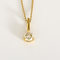 Collier Collier en or jaune et pendentif diamant 0.10 carat environ 58 Facettes DV0988-19