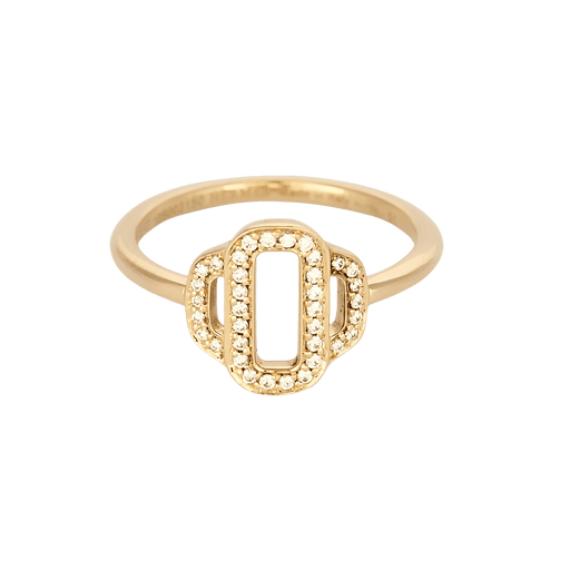 Bague 51 HERMÈS - Attelage - Bague en or rose et diamants 58 Facettes DV35141-4