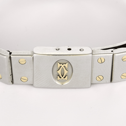 Cartier Montre Santos Octogonal en or jaune et acier