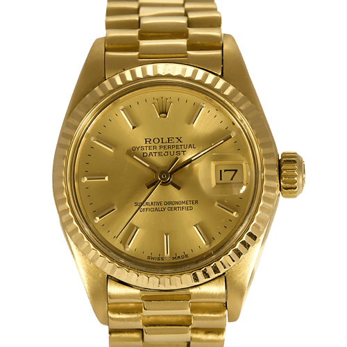 Rolex Montre Lady-Datejust en or jaune