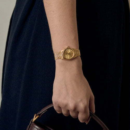 Rolex Montre Lady-Datejust en or jaune