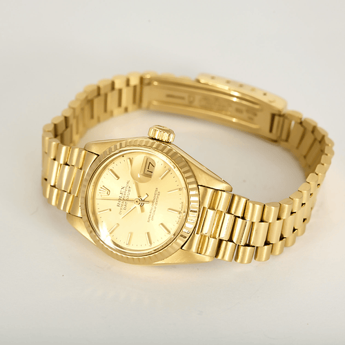 Rolex Montre Lady-Datejust en or jaune
