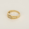 Bague 64 Deangelo - Bague type chevalière en or jaune 14K et diamants 58 Facettes DV34593-1