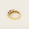Bague 58 Bague jarretière en or jaune, rubis et diamants 58 Facettes DV31672-20